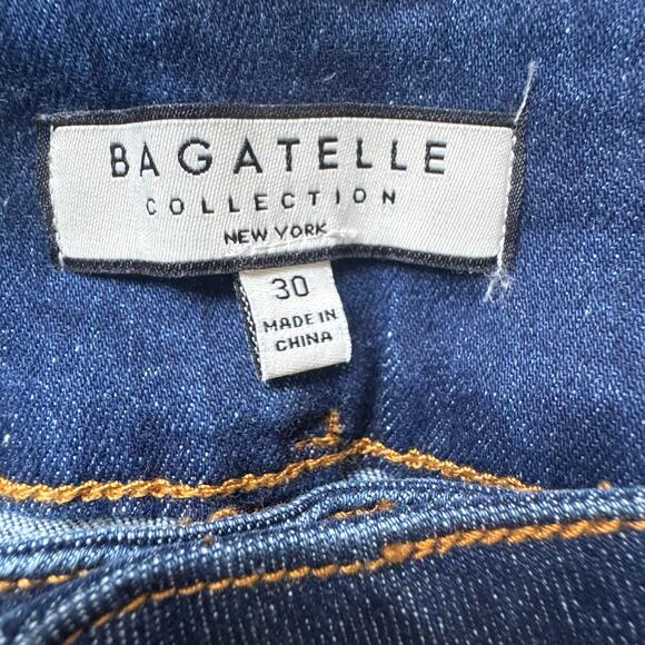 Bagatelle Collection Wide Leg Jeans Size 30 | High Rise Dark Wash Denim Pants - Picture 7 of 8